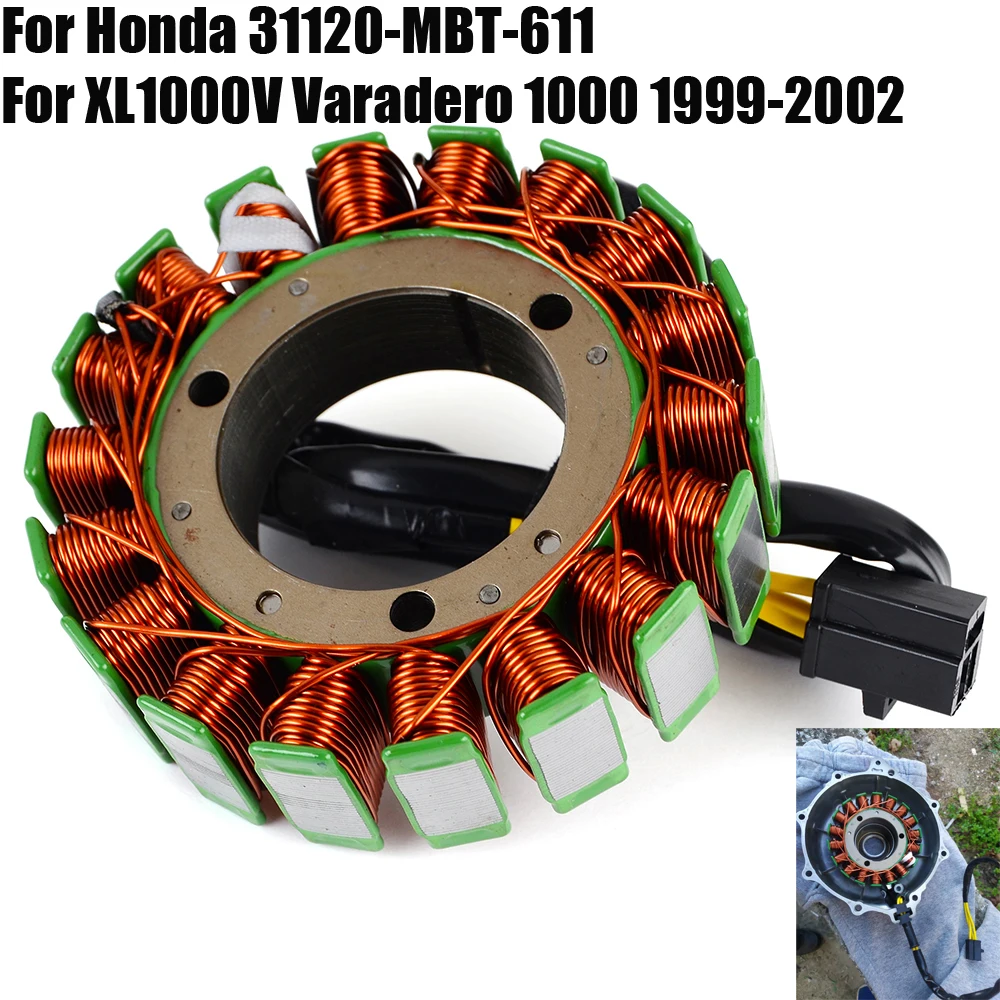

Катушка статора Comp для Honda XL1000V Varadero 1000 1999 2000 2001 2002 31120-MBT-611, катушка генератора мотоцикла для XLV1000