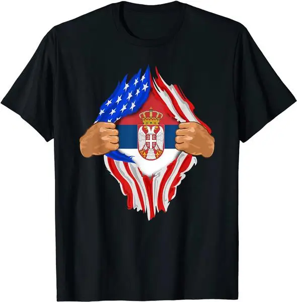 

Serbian Blood Inside Me T-Shirt | Serbia Flag Gift