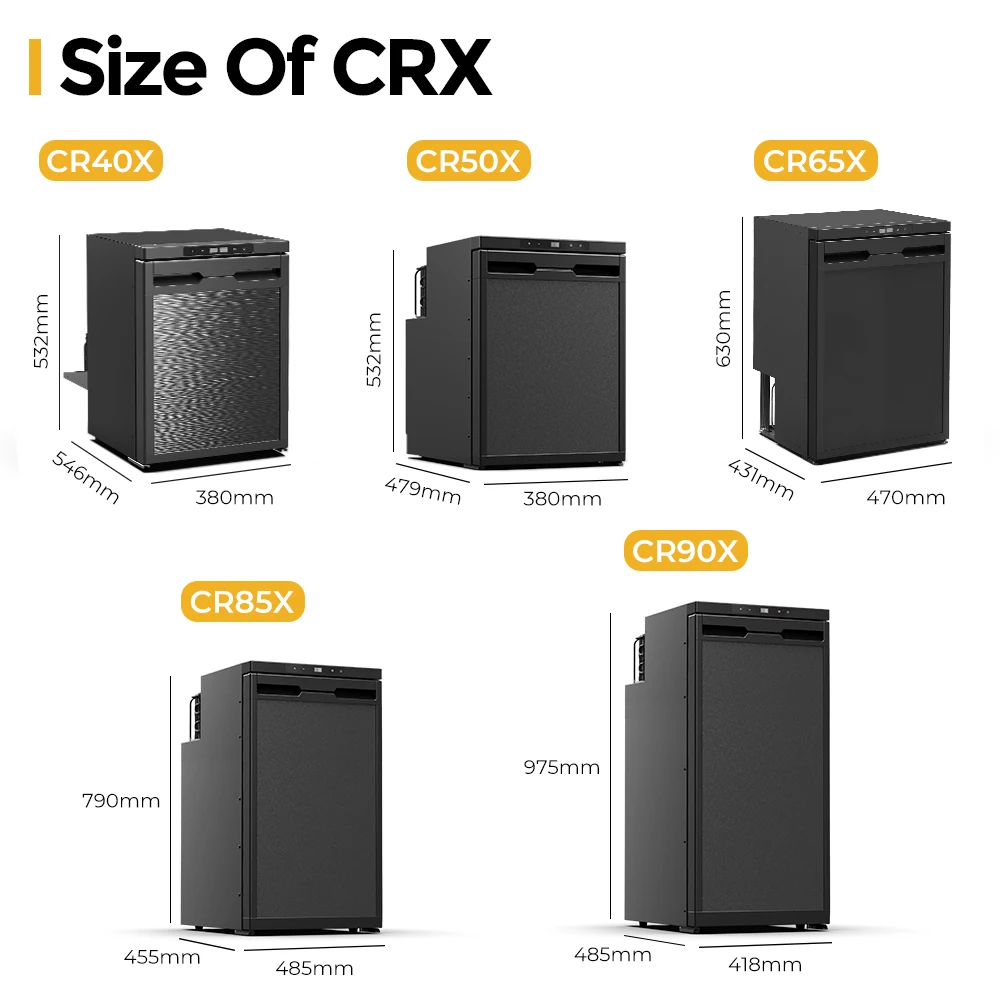 Alpicool 85L CR85X мобильный домашний холодильник с морозильной камерой 12 В для кемпинга