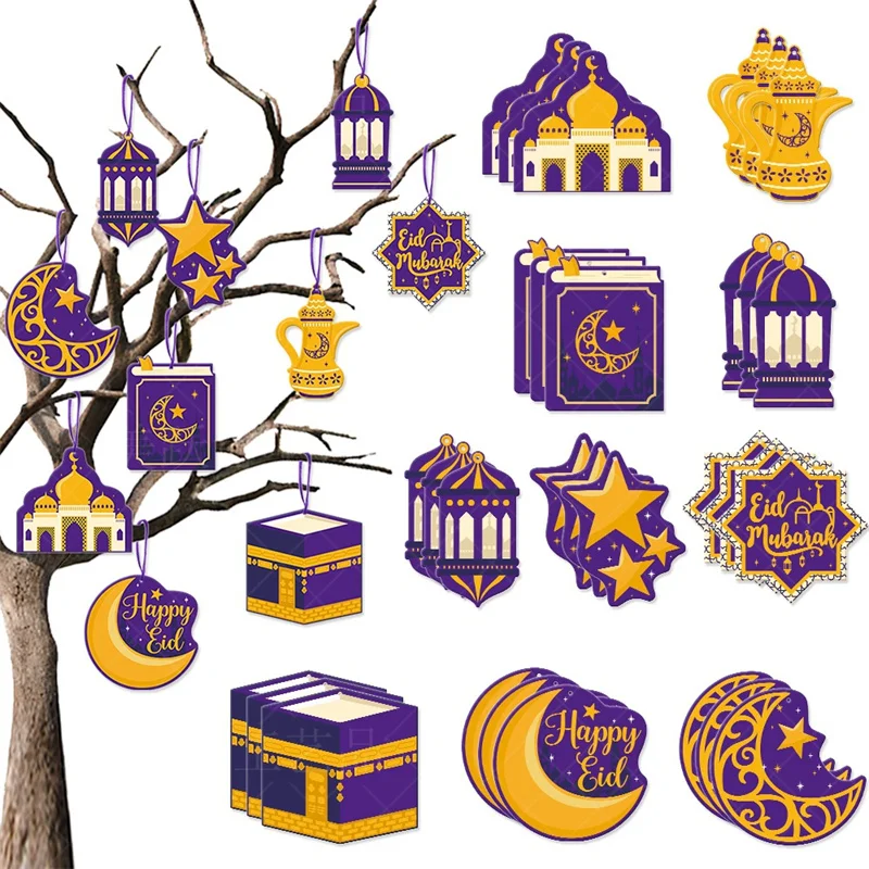 

Eid Mubarak Gift Hang Tags Ramadan Decoration 2023 for Home Ramadan Kareem Pendant Eid Al-fitr Islamic Muslim Party Supplies