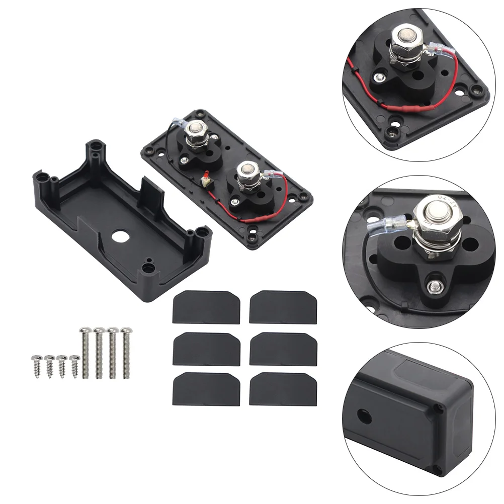 

Fuse Block Organizer Box Heavy Duty Modular Fuse Box with 8pcs Mounting Screws