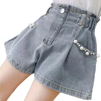 girls shorts summer 2022 new arrival childrens denim shorts girls outer pants casual versatile hot sale