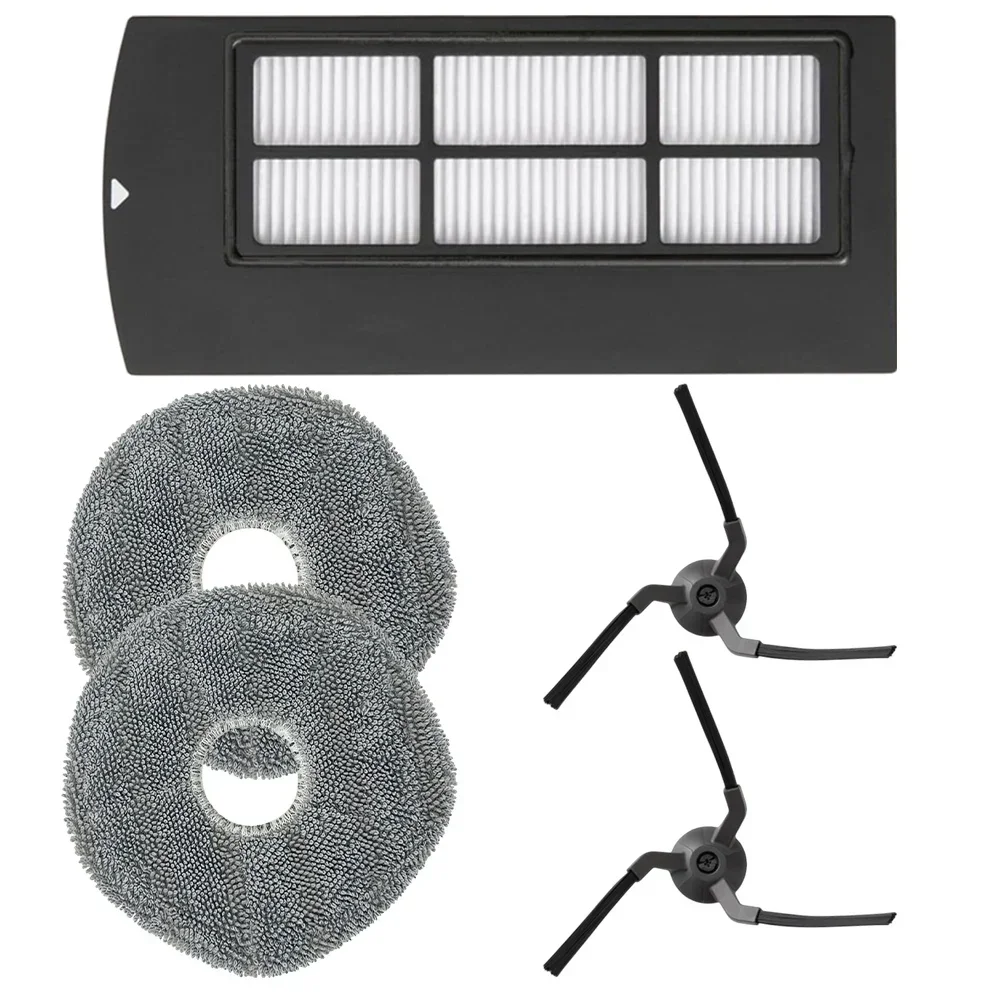 2 шт. боковая щетка с фильтром тканевая накладка для швабры Eufy Clean X9 Pro запчасти