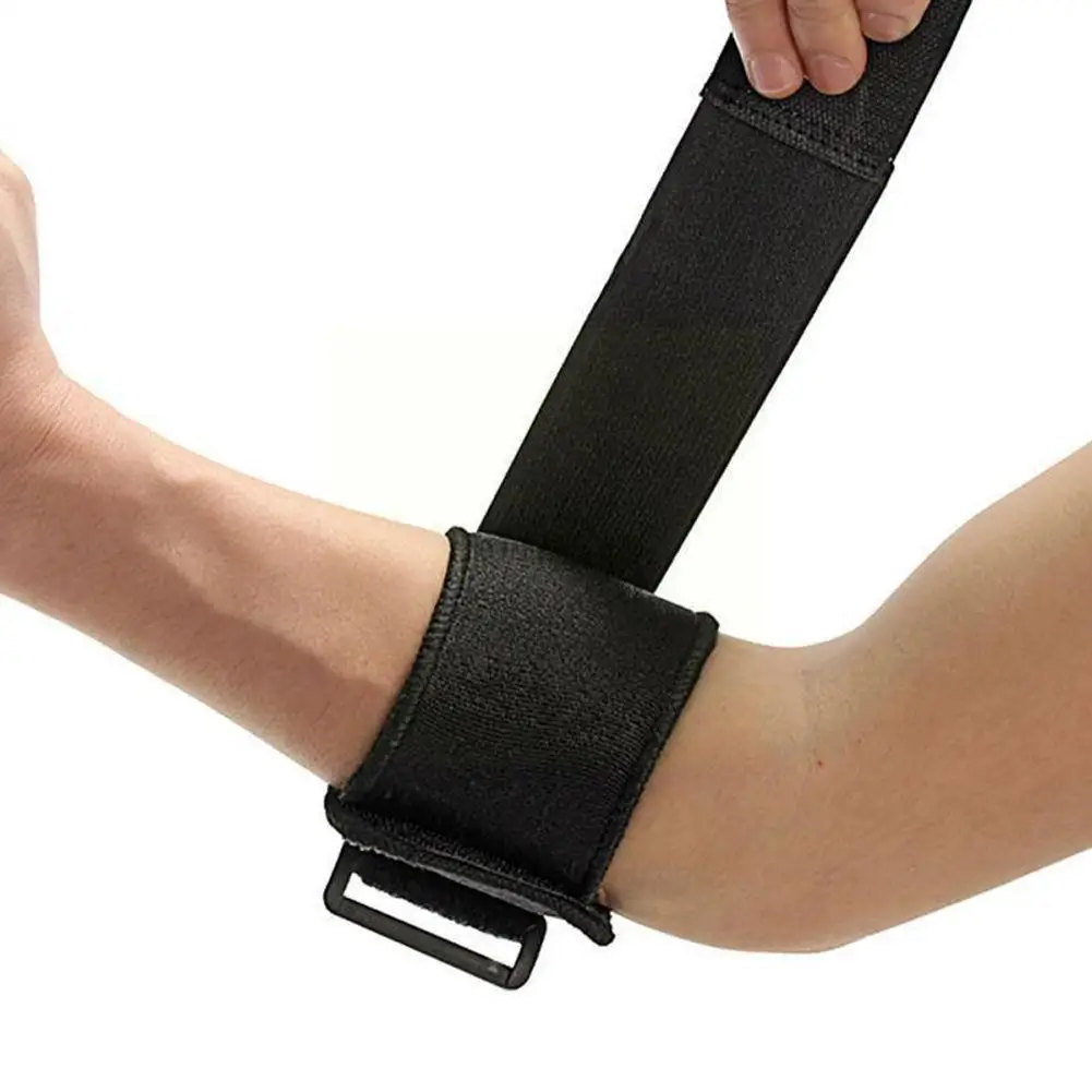 

1PCS Protective Elbow Brace Support Pads Compression Adjustable For Workout Fitness Sports Basketball Tennis Elbow Protecto M4F3
