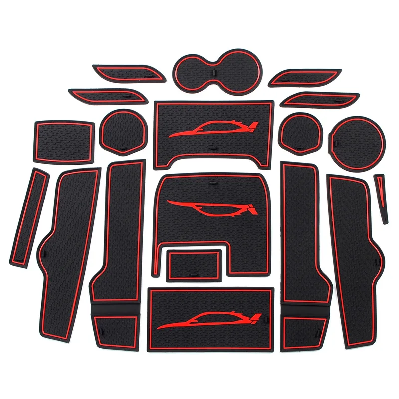 Противоскользящий коврик для ворот для Honda CIVIC 2016-2019 CIVIC10, тип R, США, Противоскользящий коврик для входной двери, резиновые подставки, автомобильные аксессуары Противоскользящий коврик для ворот для Honda CIVIC 2016-2019 CIVIC10, тип R, США, Противоскользящий коврик для входной двери, резиновые подставки, автомобильные аксессуары