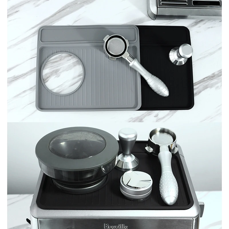 

Специальный силиконовый нескользящий коврик для кофемашины, коврик для темпера для кофе, коврик для темпера для кофе, инструмент для Breville 8 серии BES870 880