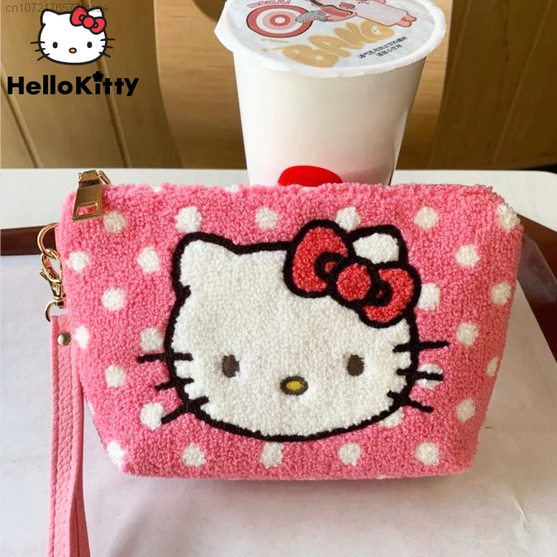 Sanrio Hello Kitty Fashion Cartoon Wallets Y2k Disney Toy Story Mini Cosmetic Cases Woman Portable Storage Bags Zipper Clutches