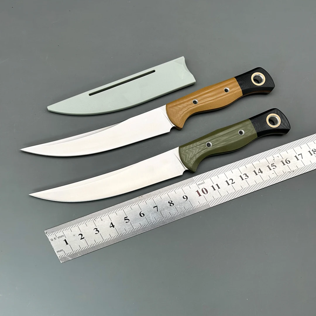 Фото Нож BM Meatcrafter 4050 с фиксированным лезвием, рукоять G10, для активного отдыха, охоты, кемпинга, универсальный, для кухни, фруктов, разделки мяса. №1