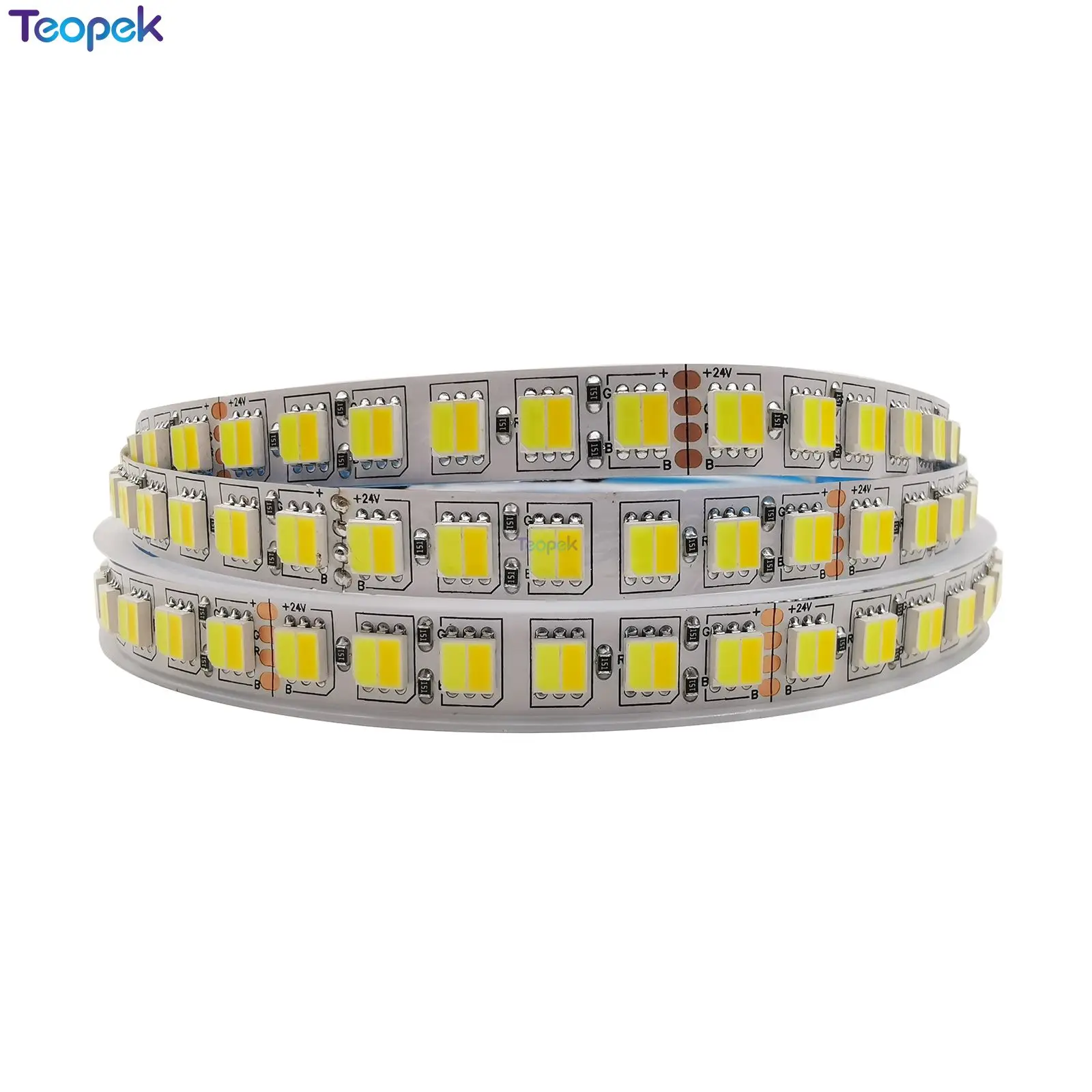

Светодиодная лента teopek 5м 5050 5025 CCT WW+CW