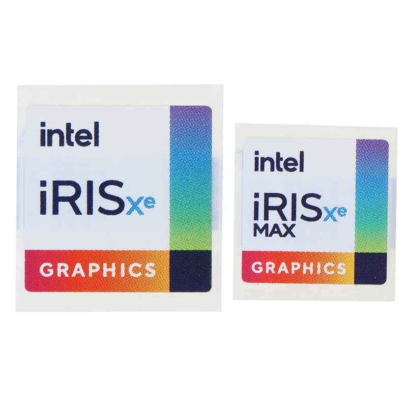 

5 Pcs New IRIS Laptop Desktop Computer Decor Sticker Logo Label DIY LOGO Stickers