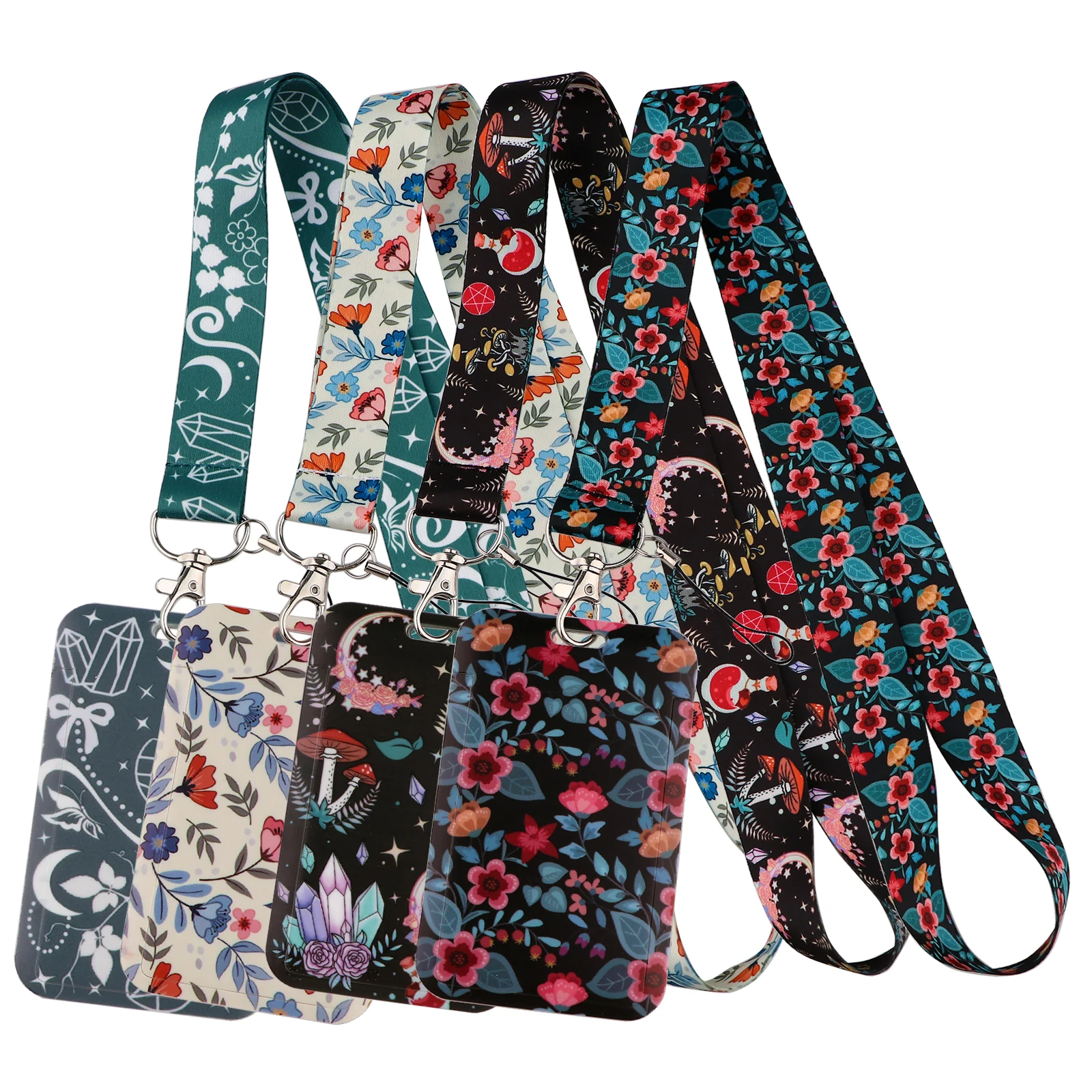 

Neck Strap Flower Lanyards for Keys Keychain Badge Holder ID Credit Card Pass Hang Rope Lariat Phone Charm Accessories