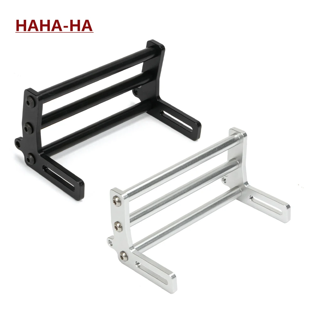 

CNC Aluminum Front Bumper Bull Bars for 1/10 RC Crawler Chassis Gspeed LCG TRX4 SCX10 Dodge Power Wagon Cliffhanger Body Shell