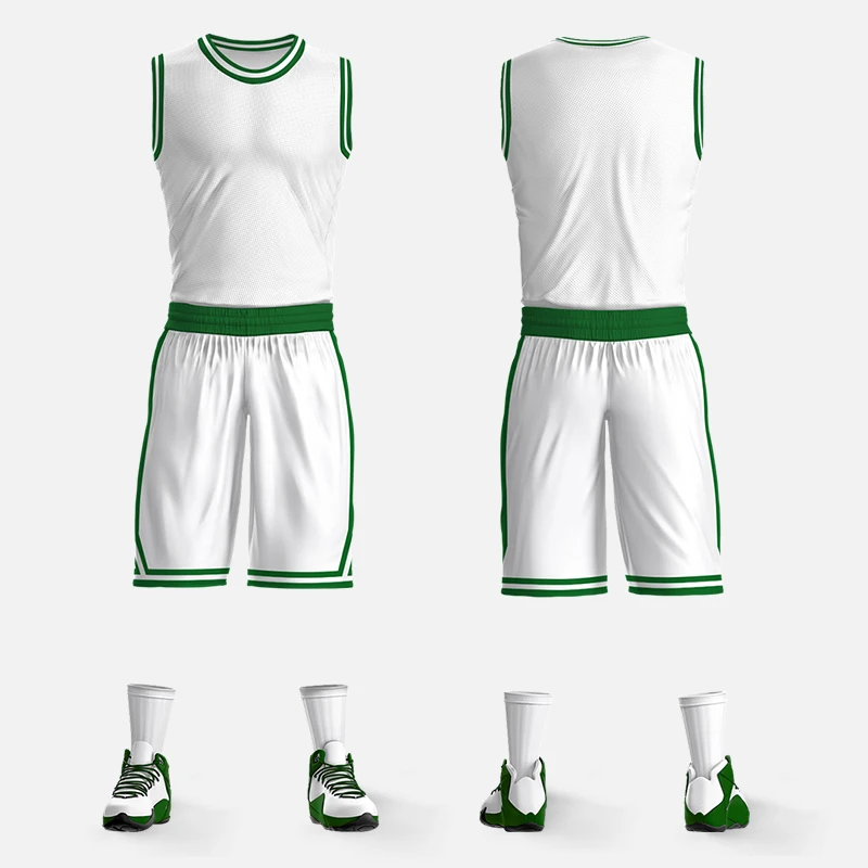 Basketball Sets For Men Full Sublimation Custom Name Number Logo Printed Sleeveless Jerseys Shorts Quick Dry Training Tracksuits