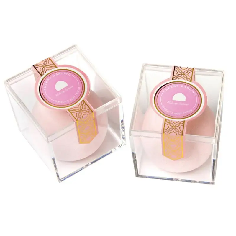 Custom LOGO Pink Powder Puff Super Soft Latex Free Sponges Private Label Make Up Accessories Velvet Beauty DIY Blender Cosmetics |