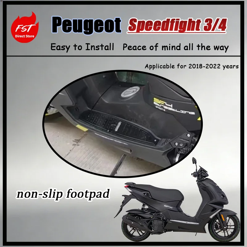Фото Подножки из алюминиевого сплава для мотоциклов Peugeot SF4 SF3 Speedfight, противоскользящие, усиленные, сменные, платформенные №1