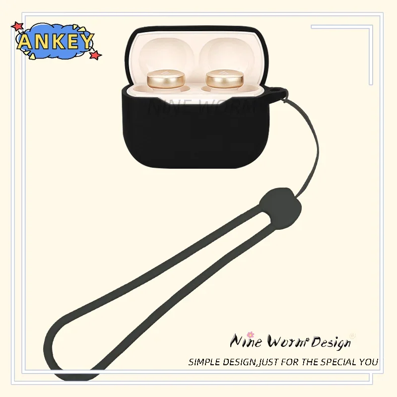 for Edifier W240TN Case Earphone Protective Cover Anti-fall Soft Silicone Wireless Bluetooth Earbuds Carrying