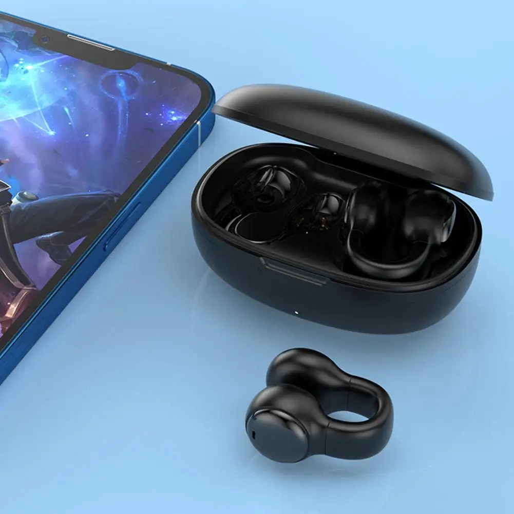 

M30 TWS Wireless Earphone Ear-Clip Headset Bluetooth-compatible 5.3 Noise Reduction Bone Conduction Headphone HiFi With Mic