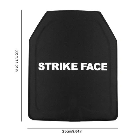 Легкая пуленепробиваемая вилка 30x25 см PE IIIA, бронежилет, защитный жилет, баллистический бронежилет, устойчивая к ударам композитная пластина