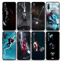 marvel phone case for xiaomi mi a2 8 9 se 9t 10 10t 10s cc9 cc9e note 10 lite pro 5g silicone case cover anime thor marvel cool