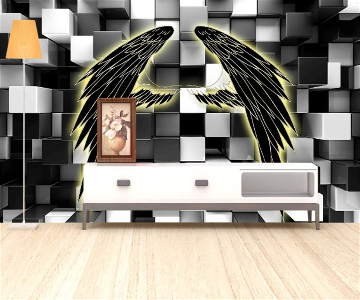 Customized 3D field tooling wallpaper of any size European and American game halls Internet cafes e-sports background |