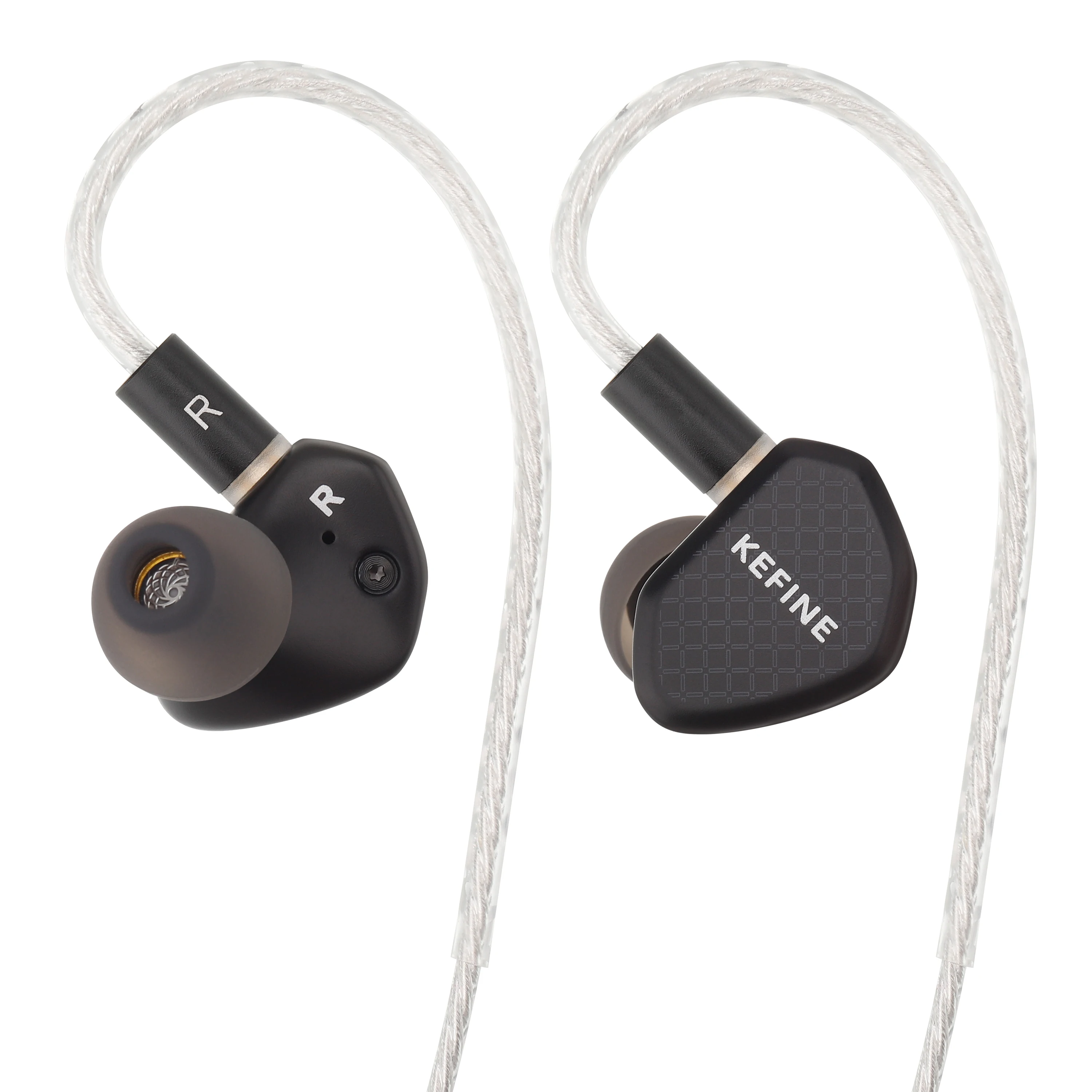 Фото Kefine Klean 10 мм DLC диафрагма динамический драйвер HiFi наушники IEM с посеребренным медным проводом высокой чистоты для чистого сигнала №2