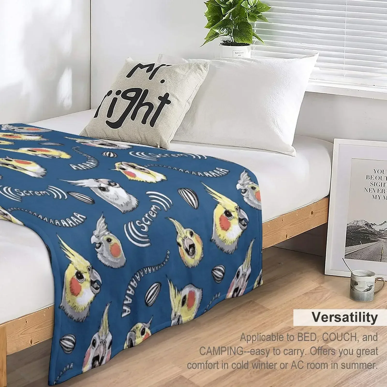 Одеяло с изображением кореллы движущиеся декоративные кровати диван спальный