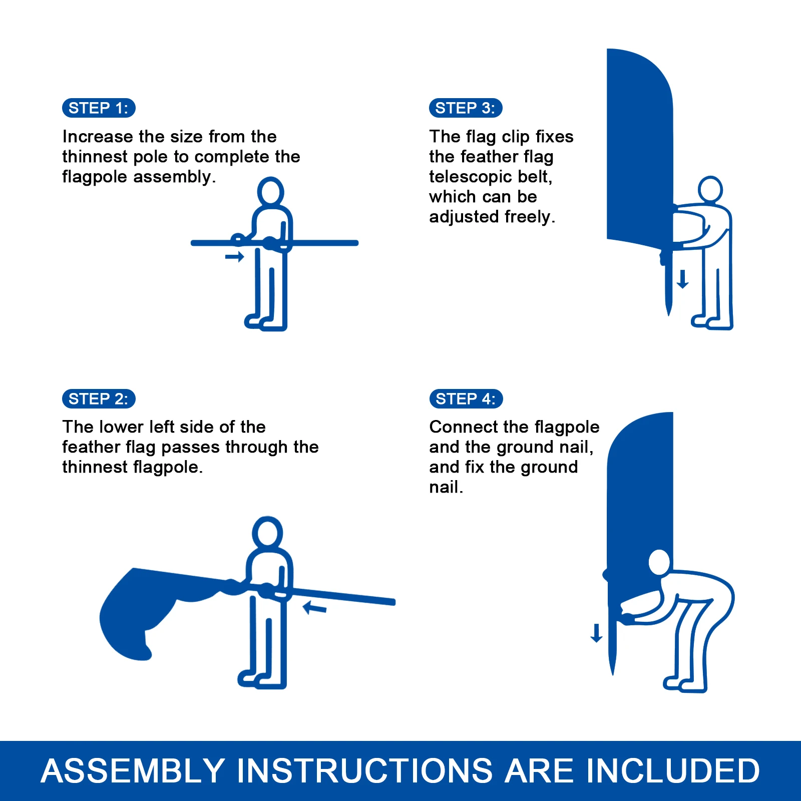 FSFLAG 1 шт. 280 см распродажа флаг с перьями флагштоком рекламный наружный баннер