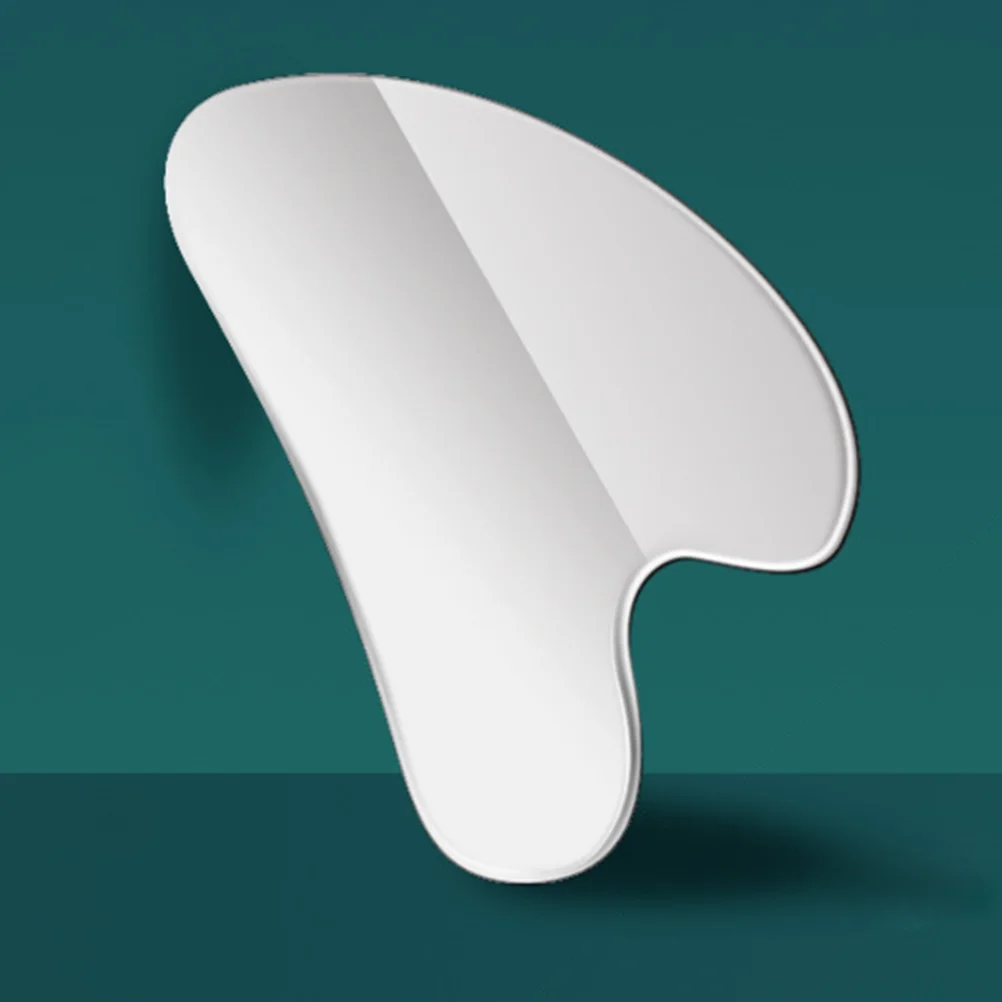 

Face Guasha Tool Stainless Steel Facial Scraping Massage Tool Heart Shape Guasha Board Massager