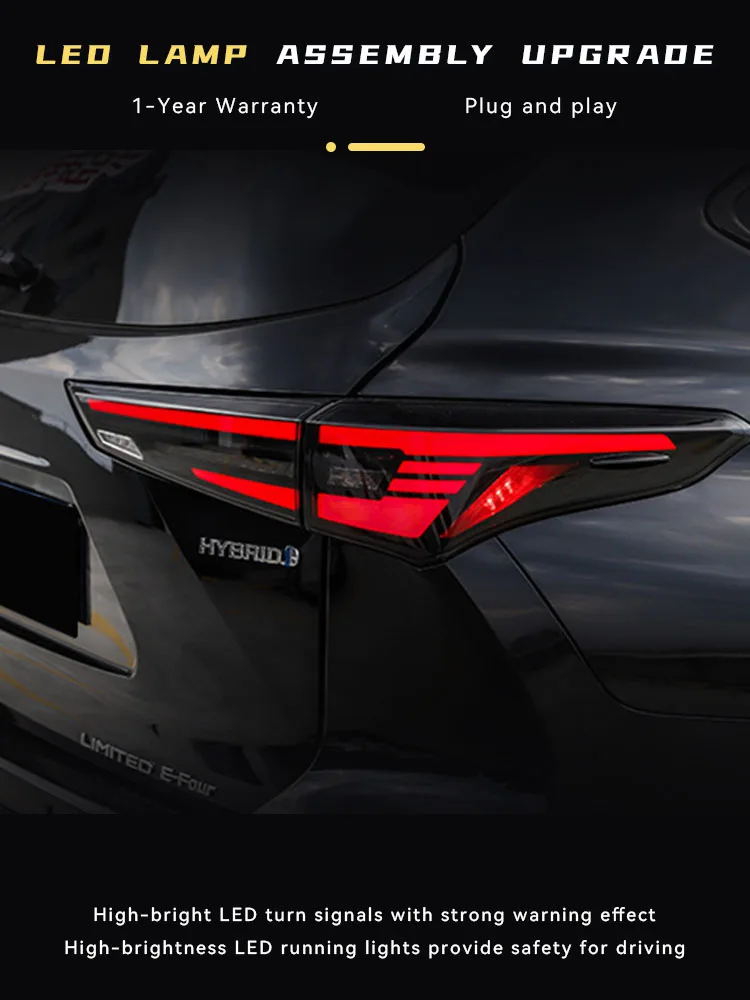 Автомобильная задняя фара для Toyota Highlander Crown 2022 2023