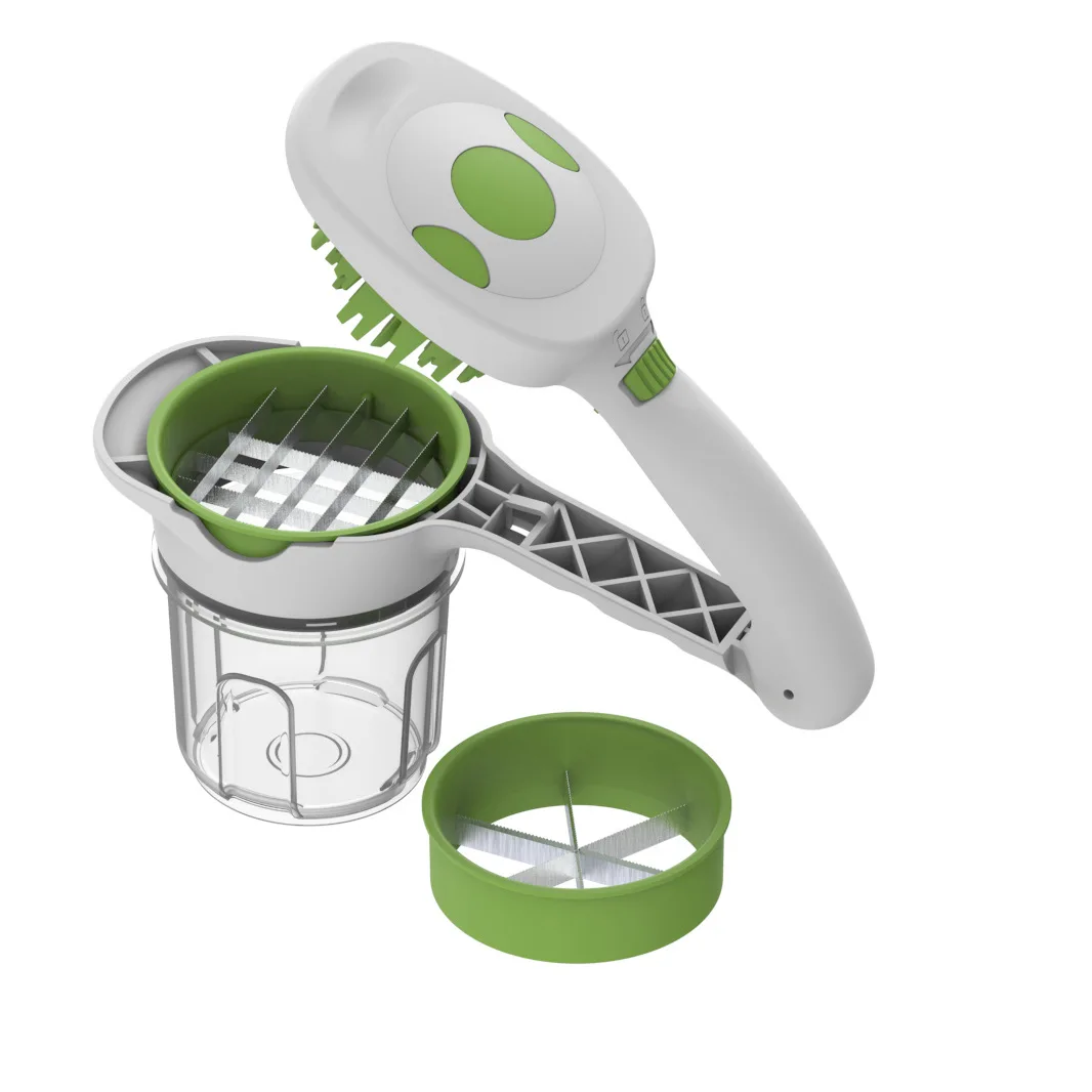 5 in 1 quick dicer fruit vegetable cutter set stainless steel chopper multi function potato slicer kitchen gadgets appliances free global shipping