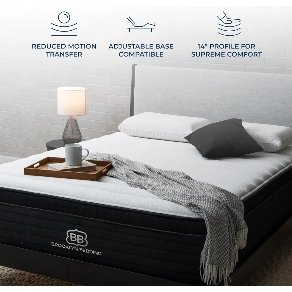 King Mattress гибридный матрас из гелевой пены с эффектом памяти 14 дюймов функция