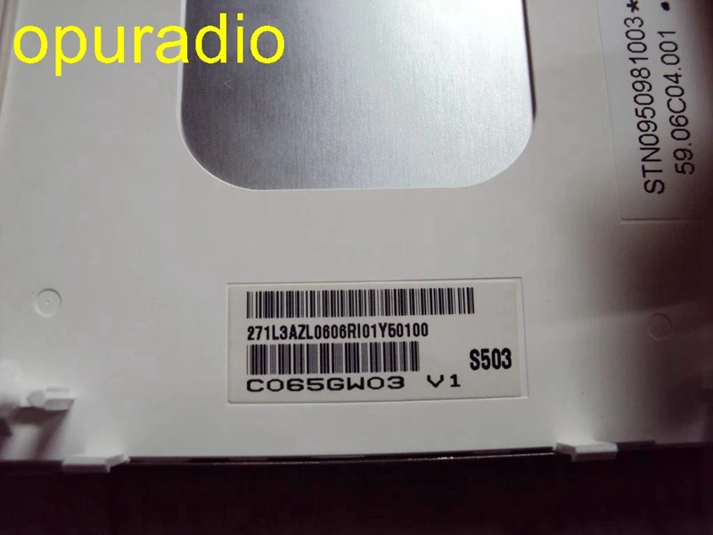 ЖК-экран 6 5 '&#x27C065GW03 V1 C065GW03 V.1 TFT дигитайзер сенсорного экрана для RCD510