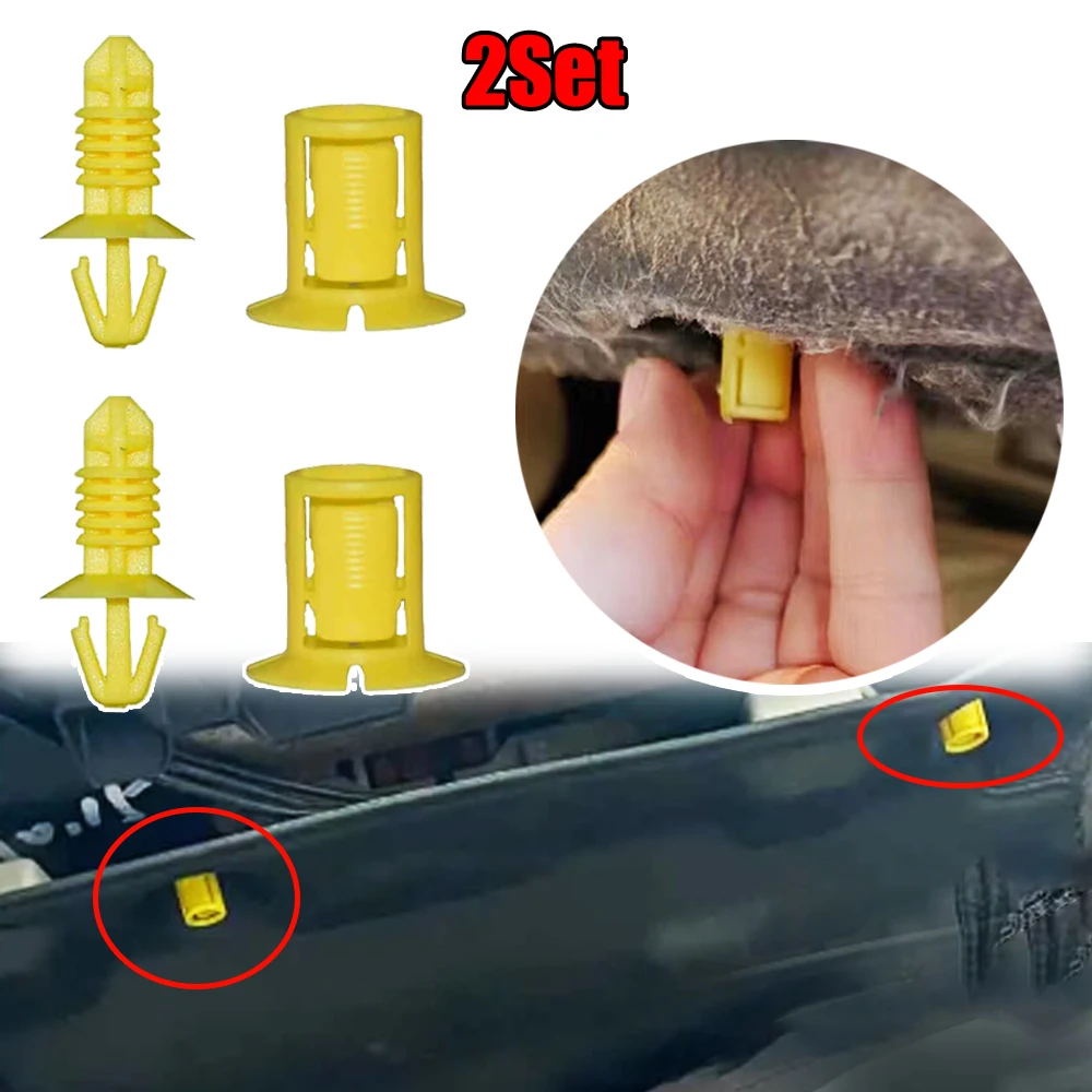 2 комплекта зажимов застежка передняя панель изолятор блок предохранителей