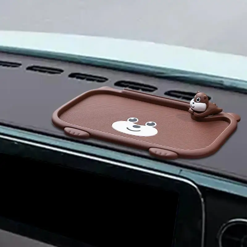 Автомобильный держатель для телефона с большой накладкой устойчивый