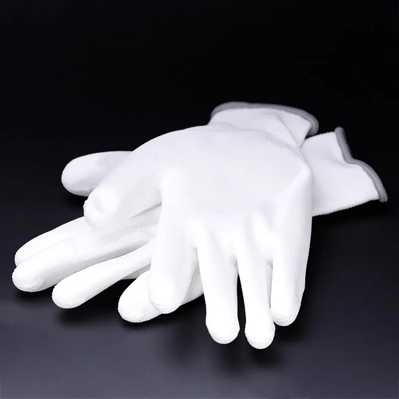 1 пара рабочих перчаток экономичные перчатки из полиэстера с полиуретановым