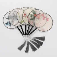 handmade fan translucent ancient wind group fan hanfu dance palace fan chinese wind female fan props hanfu accessories fairy