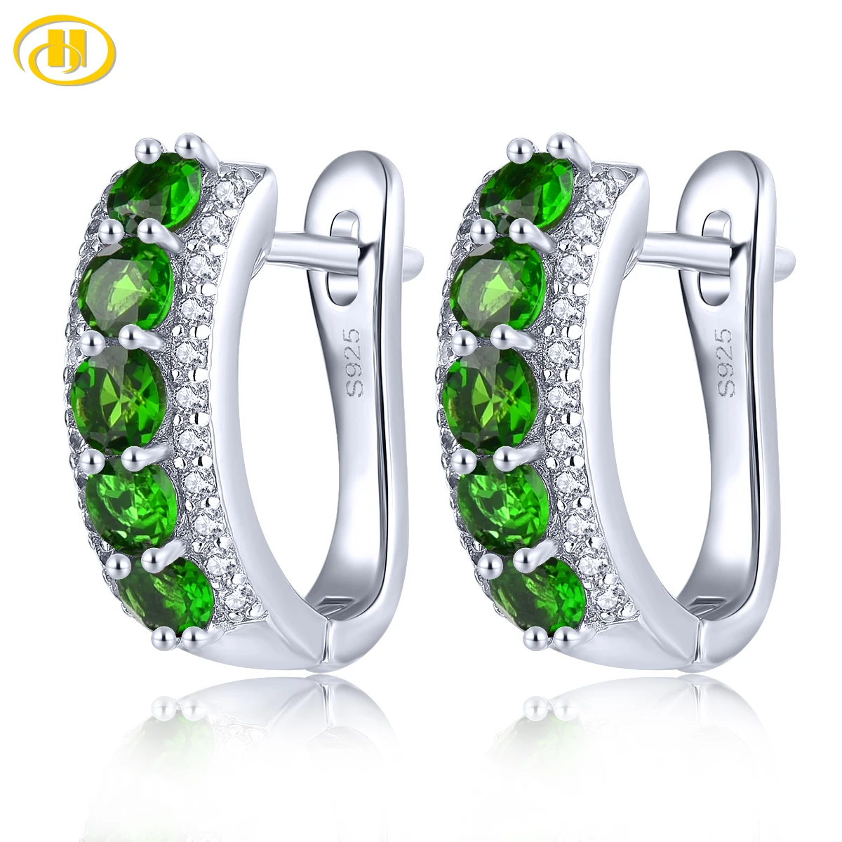 Женские серьги-кольца из серебра 1 5 пробы