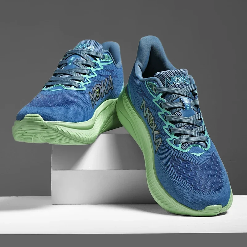 New Male Sneakers Cushioning Casual Running Shoes For Men Suitable Heavy Runners Lace Up Sports Women Non-slip Outdoor Athletic