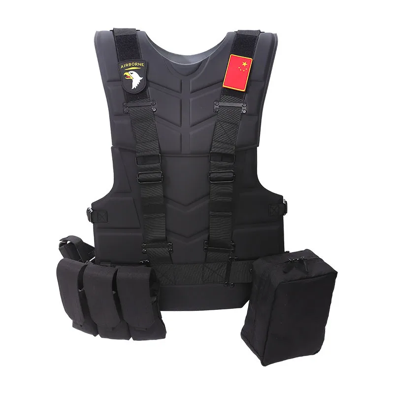 

Quick-Drying Tactics Black Armor Army Fan Vest Interstellar Movie The Same Combat Vest Outdoor Sports Training Uniform