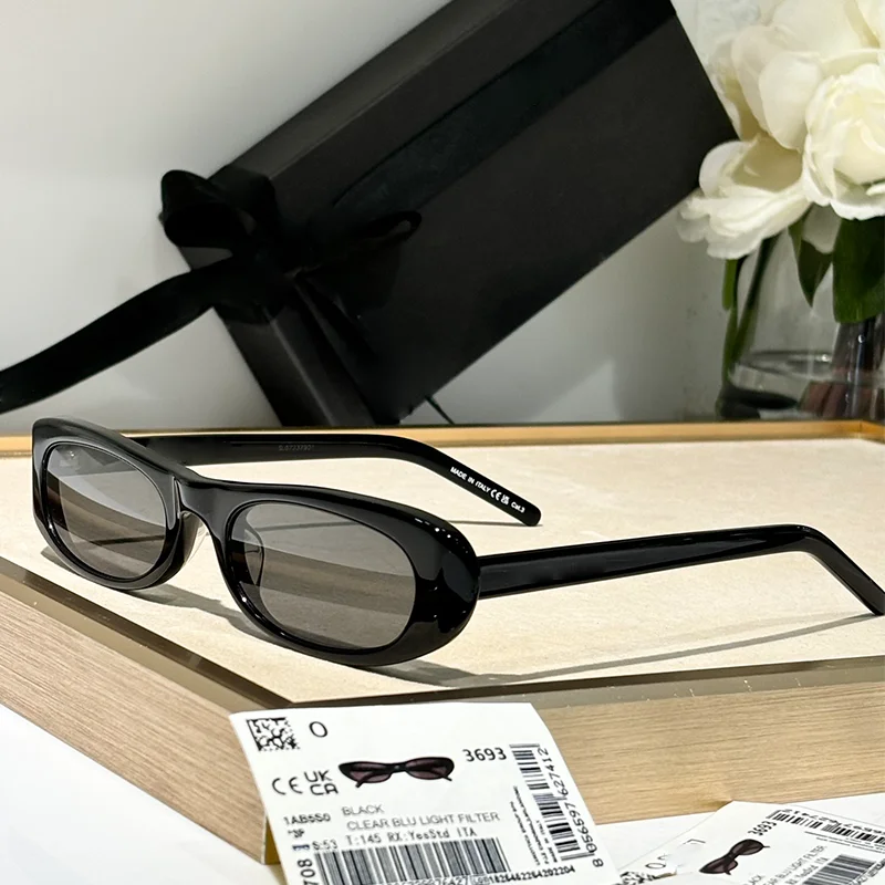 INS модные женские классические солнцезащитные очки кошачий глаз 2024 SL557 роскошные