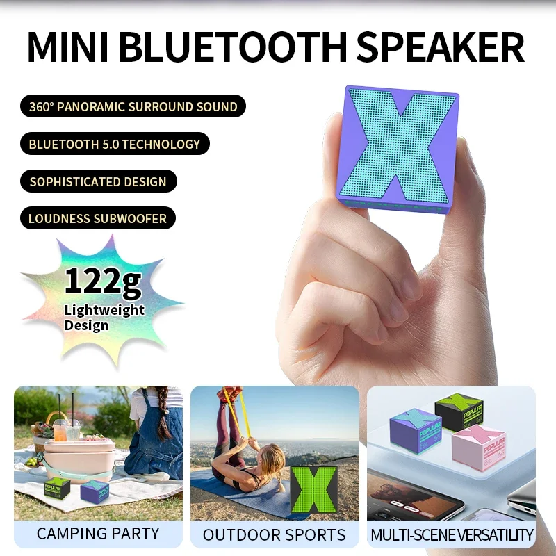 Беспроводной Bluetooth-динамик мини-аудио портативный динамик HIFI наружный легкий