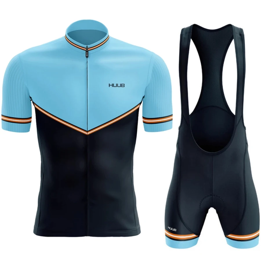 

HUUB 2022 Summer Men Short Sleeve Cycling Jersey Set Breathable MTB Bike cycling clothing Maillot Ropa Ciclismo Uniform Kit