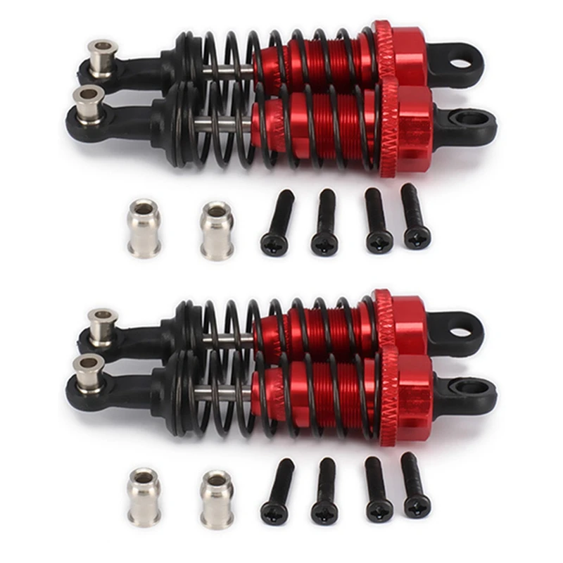 

12 Pcs Oil Adjustable 65Mm Shock Absorber Damper For Wltoys A959 A969 A979 K929 Hpi Hsp Traxxas Losi Tamiya,Red