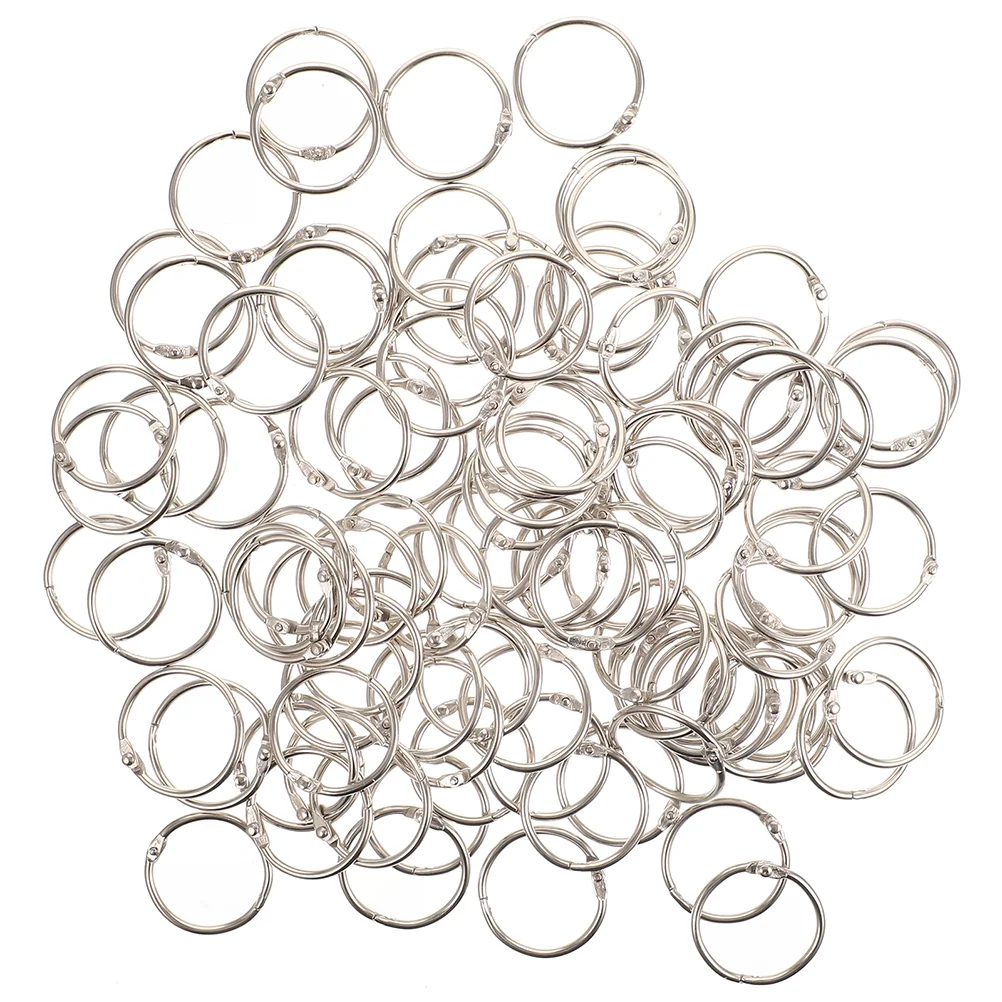 

Ring Small Binder Rings Three-hole Scrapbook Convenient Practical Segmented Folder