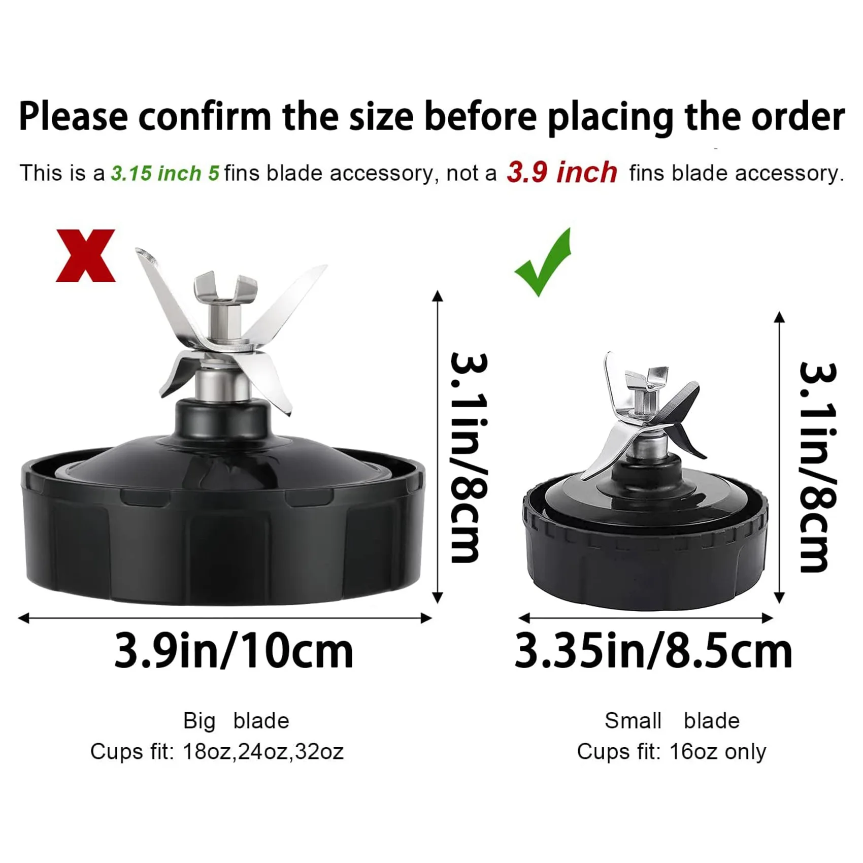 5 плавников лезвие блендера для QB3000 QB3000SSW-30 QB3000QR-30 QB3000QBK QB3004 QB3005