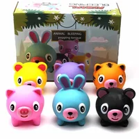 6pcs Jabber Ball Tongue Out Talking Animal Baby Toy Stress Relieve Soft Toy For Kid Adult Baby Stress Toy Hot Doll Birthday Gift