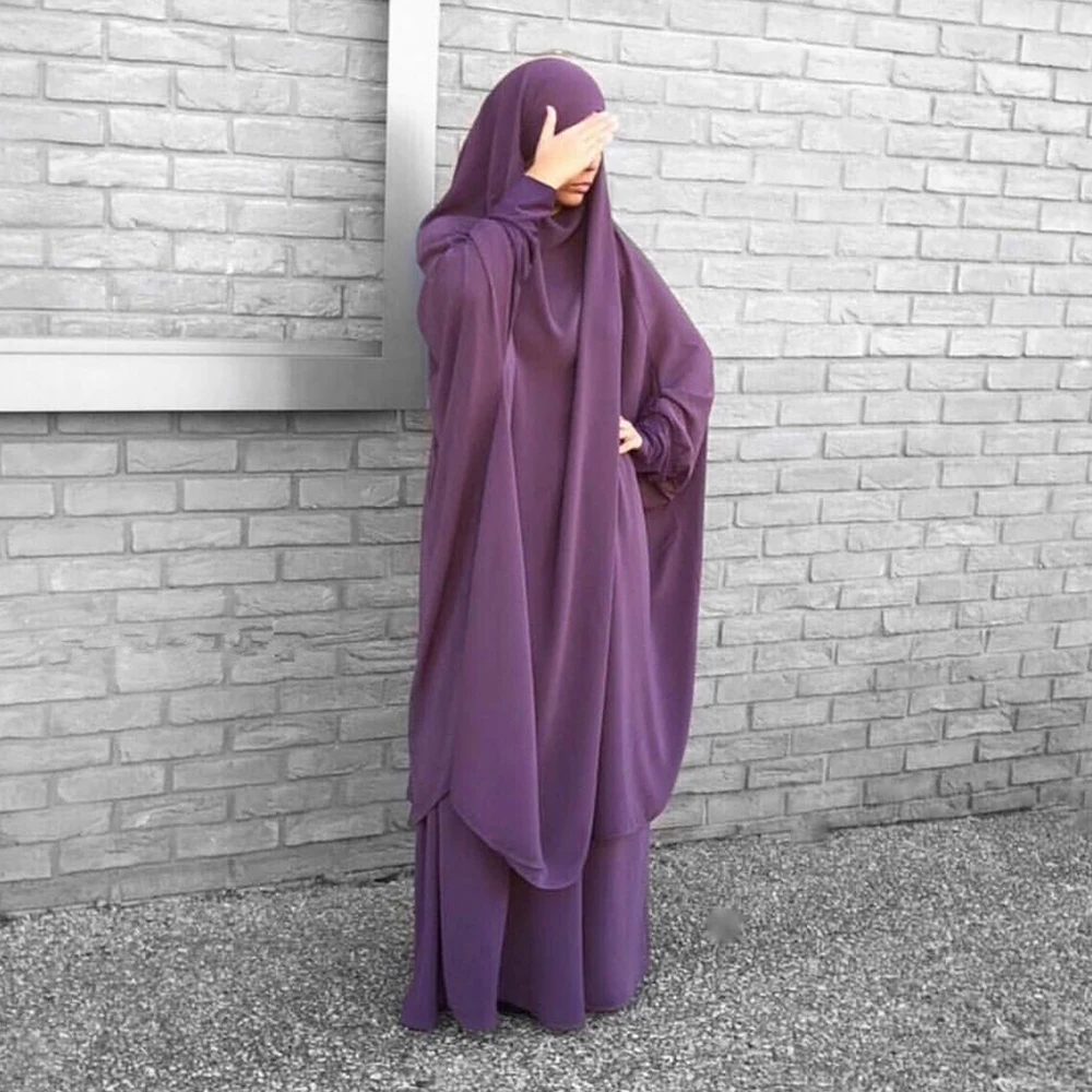 

Abaya For Women Eid Kaftan Dubai Turkey Muslim Sets Islam Robe African Dress Ramadan Clothing Hijab Caftan Fashion Prayer Khimar