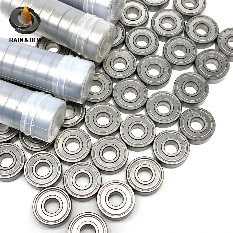 

8Pcs Roller skate Bearing 608 S608ZZ Stainless Steel Ball Bearing 608zz ABEC-9 8x22x7 mm