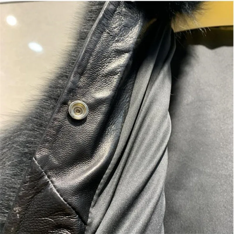 Short Style Real Fur Coat Thick Warm Blue Fox Womens Coats 2022 Winter Whole Skin Natural Fox Fur Jackets