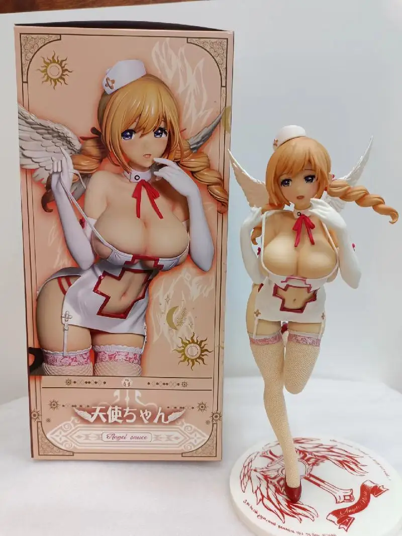 

27cm Japanese Anime Skytube Mataro Angel-chan Sexy Girl Pvc Action Figures Toy Game Statue Collection Model Doll Gift Blind Box
